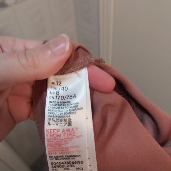 Topshop wide leg pants, size 8 - Picture 4 of 5